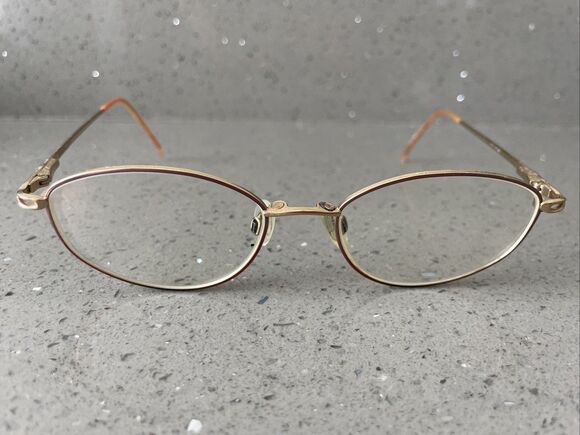 easy clip Accessories - Easyclip Eyeglasses Frames ONLY Brown Full Rim 52-17-135 30 Gold